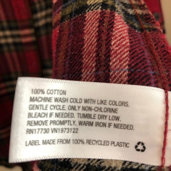 Plaid flannel top! Size XL - Picture 3 of 3